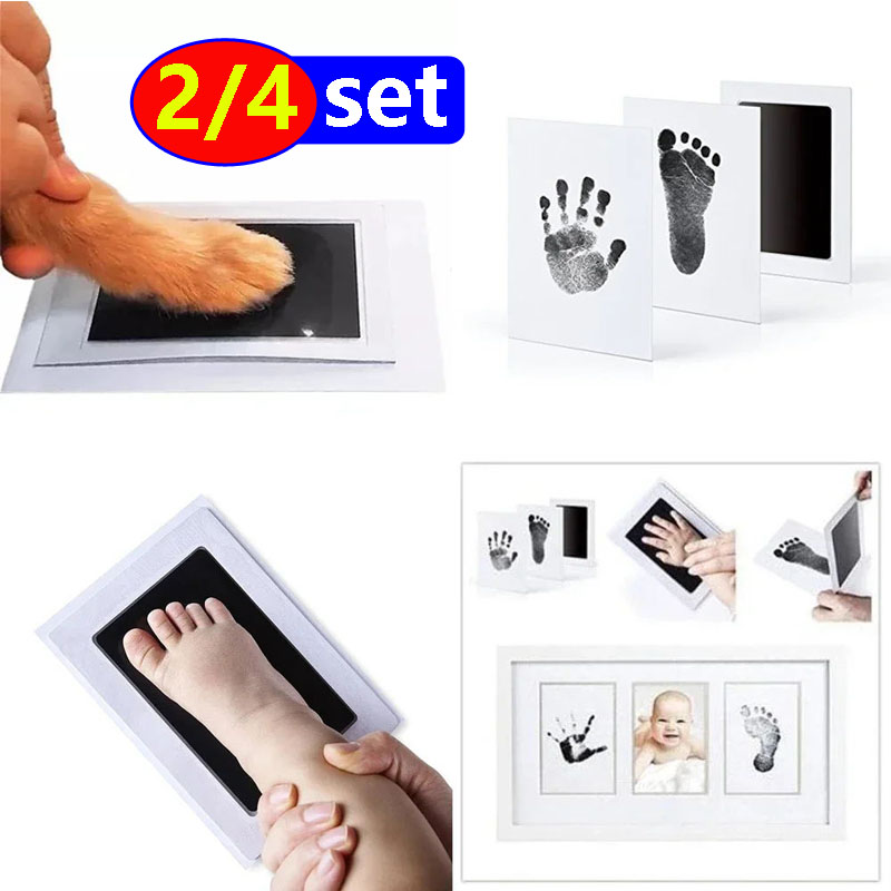 Footprint Ink Kit - Kit cetak jejak kaki bayi, tidak