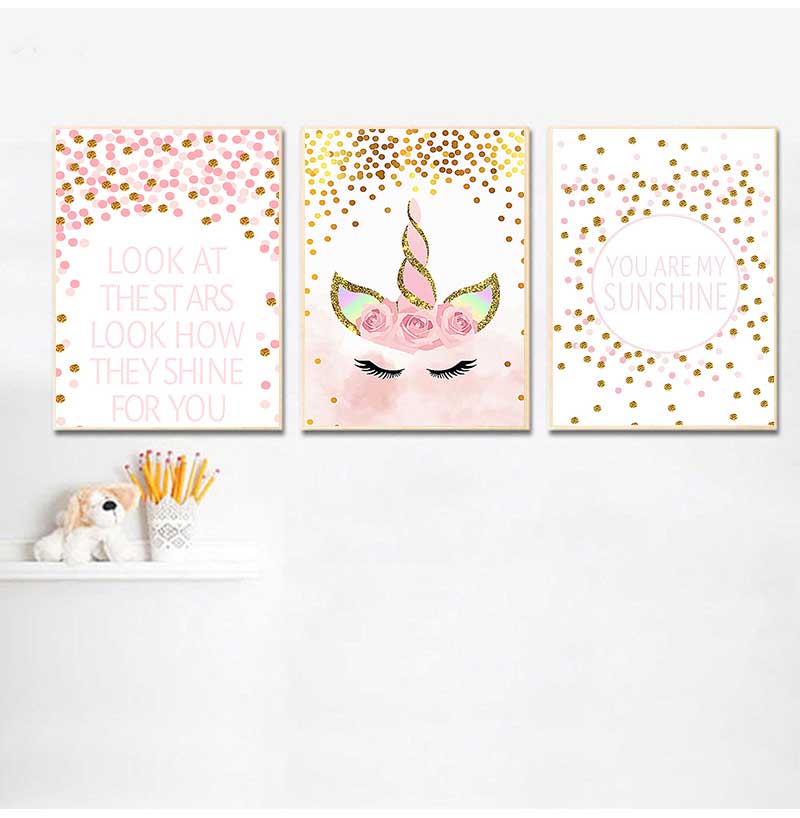 Baby Nursery Quotes Wall Art - Gambar Dekoratif Dekorasi Kamar Tidur Bayi