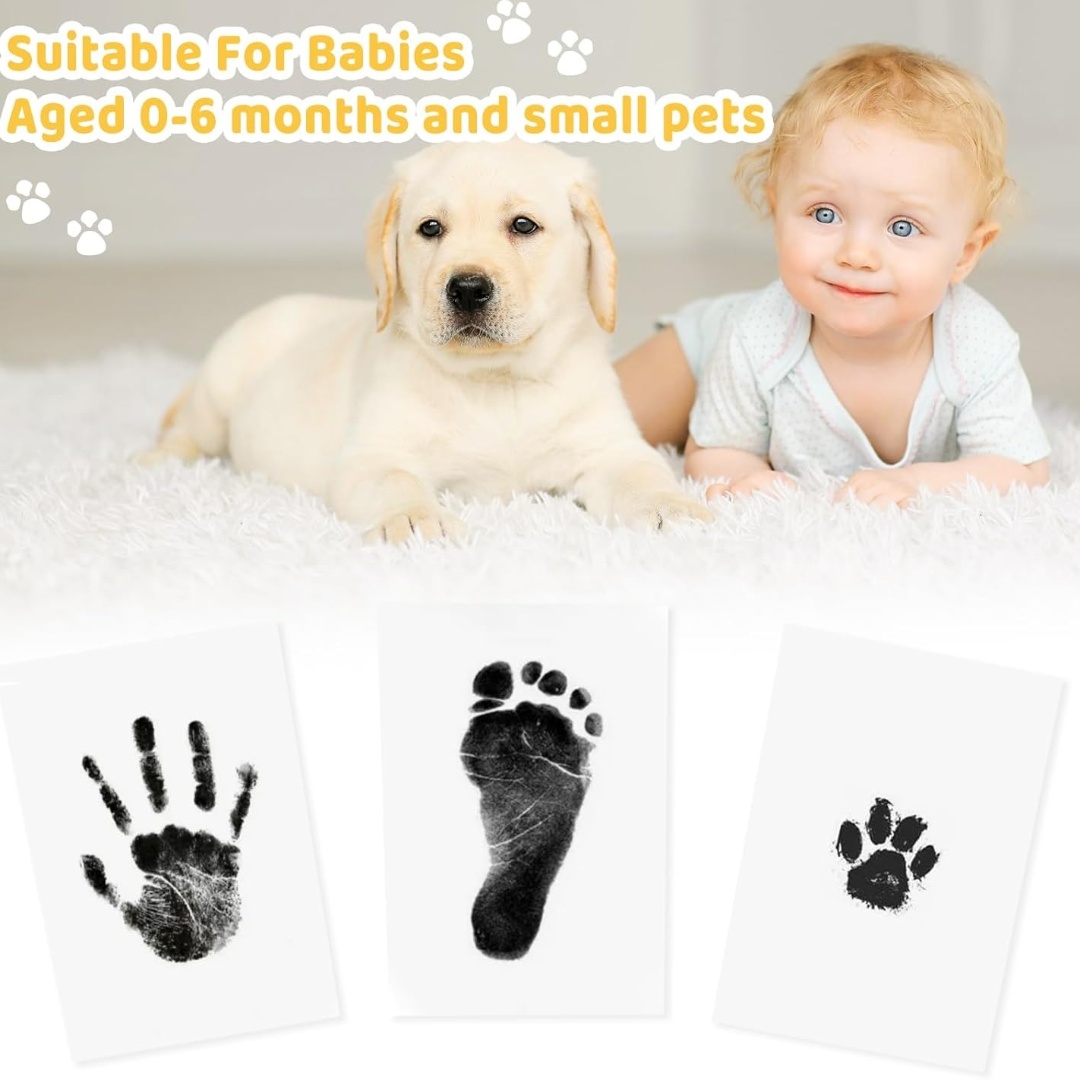 Footprint Ink Kit - Kit Cetak Tangan dan Kaki Bayi,