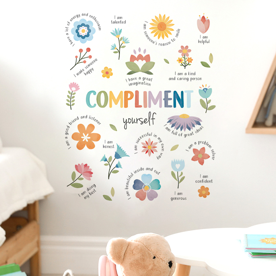 Baby Nursery Quotes Wall Art - Stiker Dinding Cat Air Kutipan Inspirasional