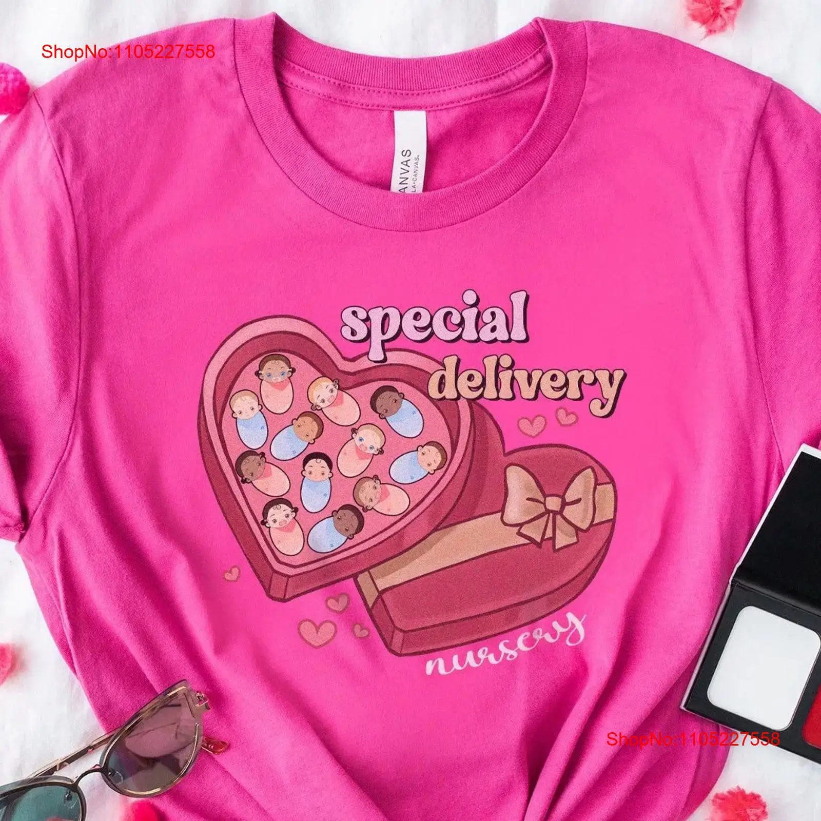 Baby Nursery Nurse - Kaos Hari Valentine untuk Bayi Baru