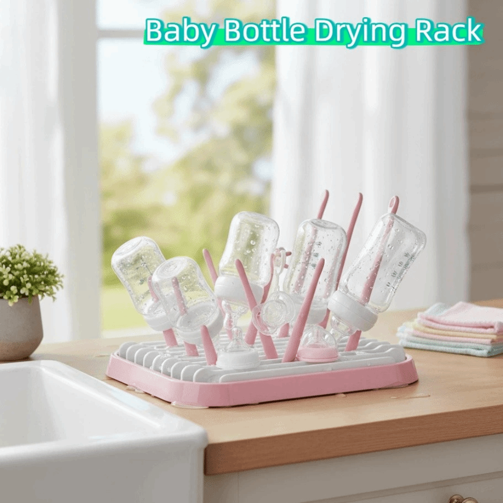 Baby Nursery Essentials - Rak Pengering Botol Bayi Lipat Rak