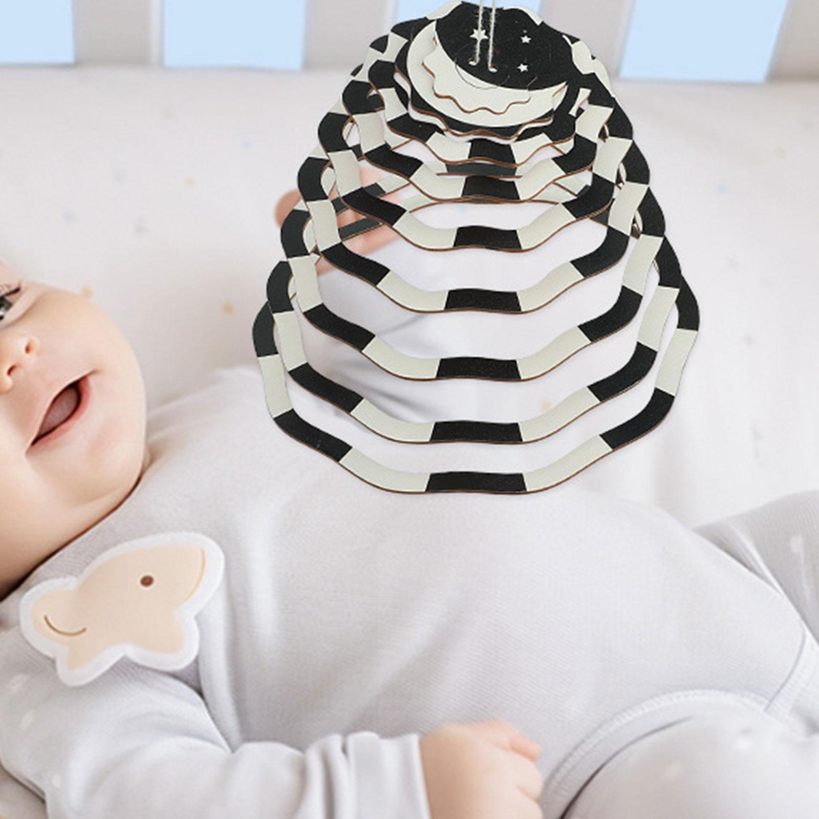 Baby Nursery Things - Mainan Sensorik Seluler Tempat Tidur Bayi,