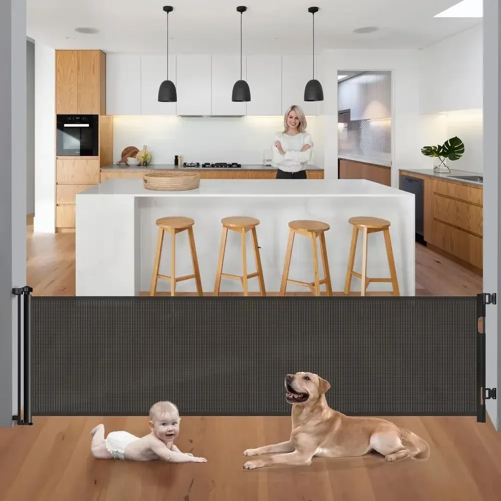 Baby Gate Extra Wide - Pagar Bayi Retractable Ekstra Lebar 118