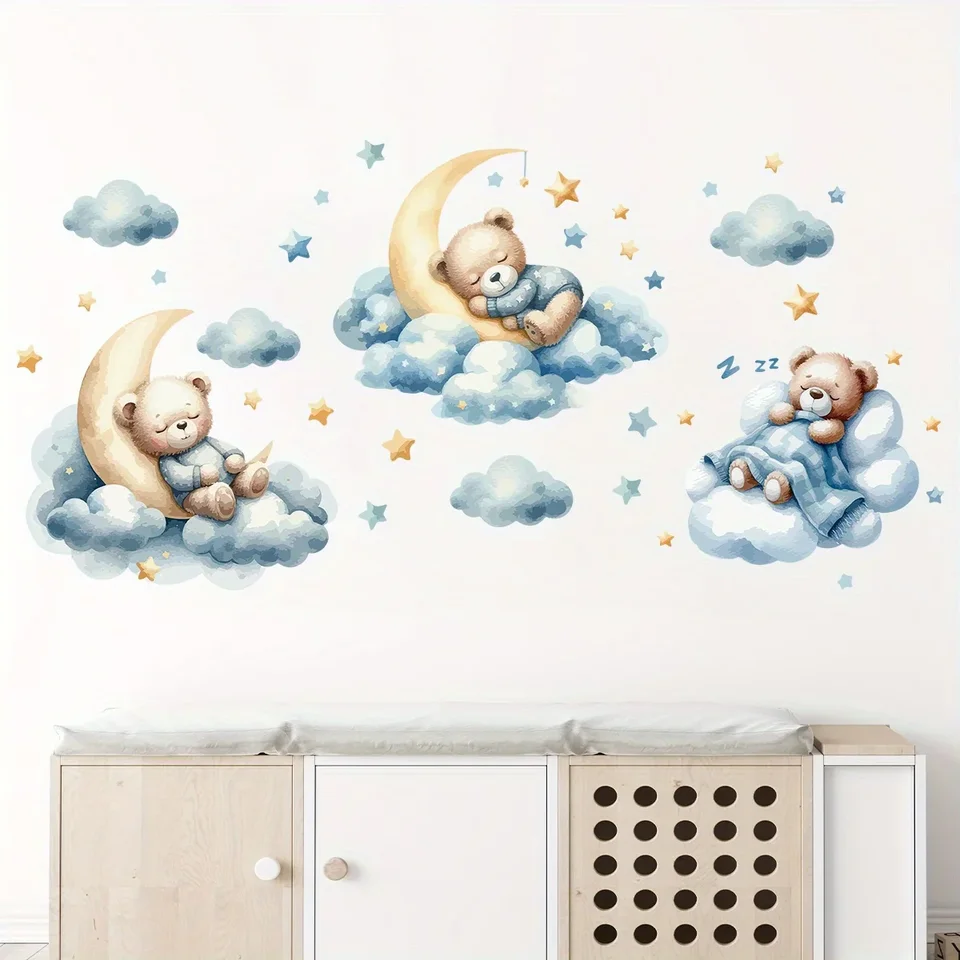 Wall Decal Nursery - 1 buah stiker dinding ilustrasi boneka