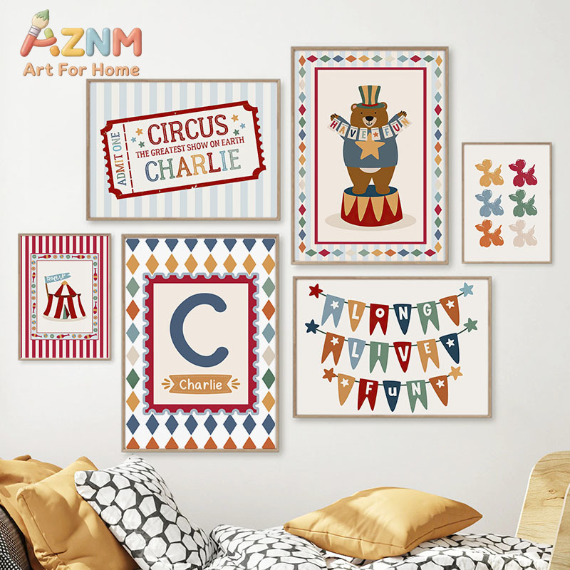 Baby Nursery Quotes Wall Art - Lukisan Kanvas Seni Dinding Kamar Anak