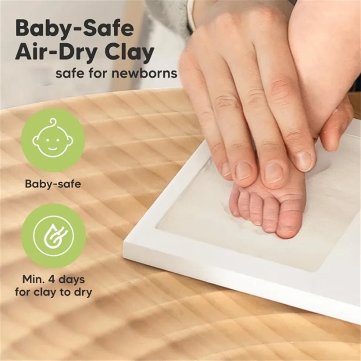 Baby Nursery Essentials - Y69A Kit Kenang-kenangan Jejak Tangan &
