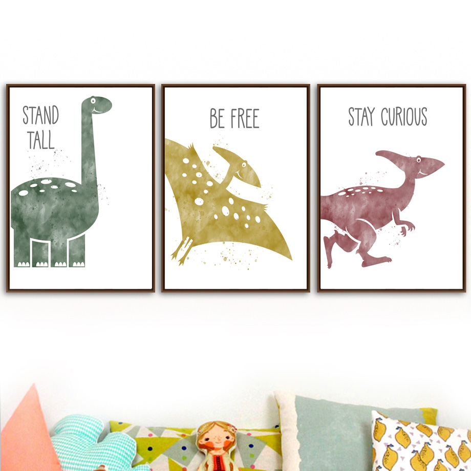 Baby Nursery Quotes Wall Art - Poster dan Cetakan Nordik Kutipan Hewan