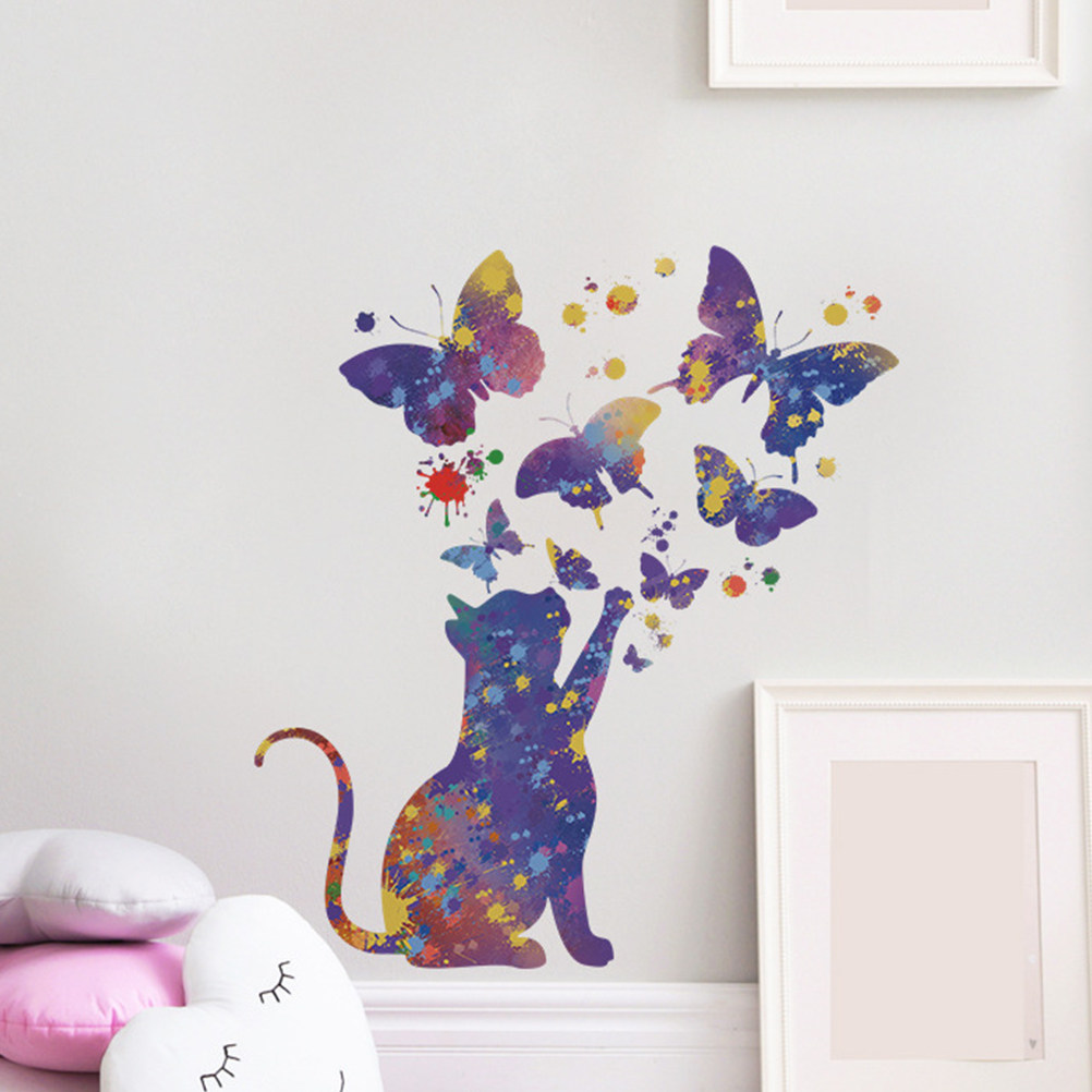 2 Lembar Dekorasi Rumah Kupu-k - Wall Decal Nursery ulasan dan harga