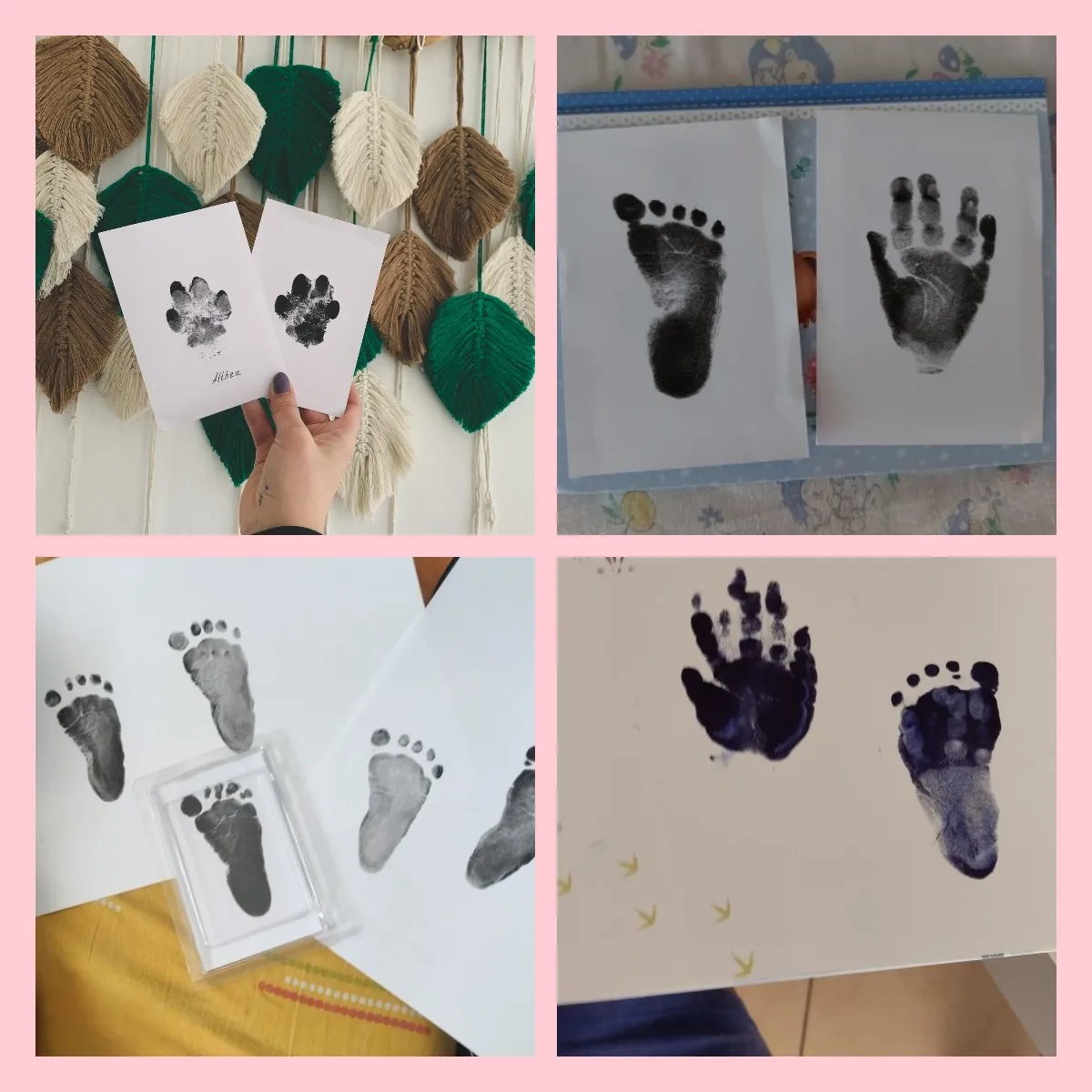 Kit cetak jejak kaki bayi, tid - Footprint Ink Kit ulasan dan harga