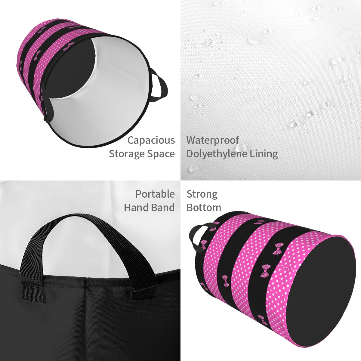Keranjang cucian kustom Pink M - Baby Nursery Things ulasan dan harga