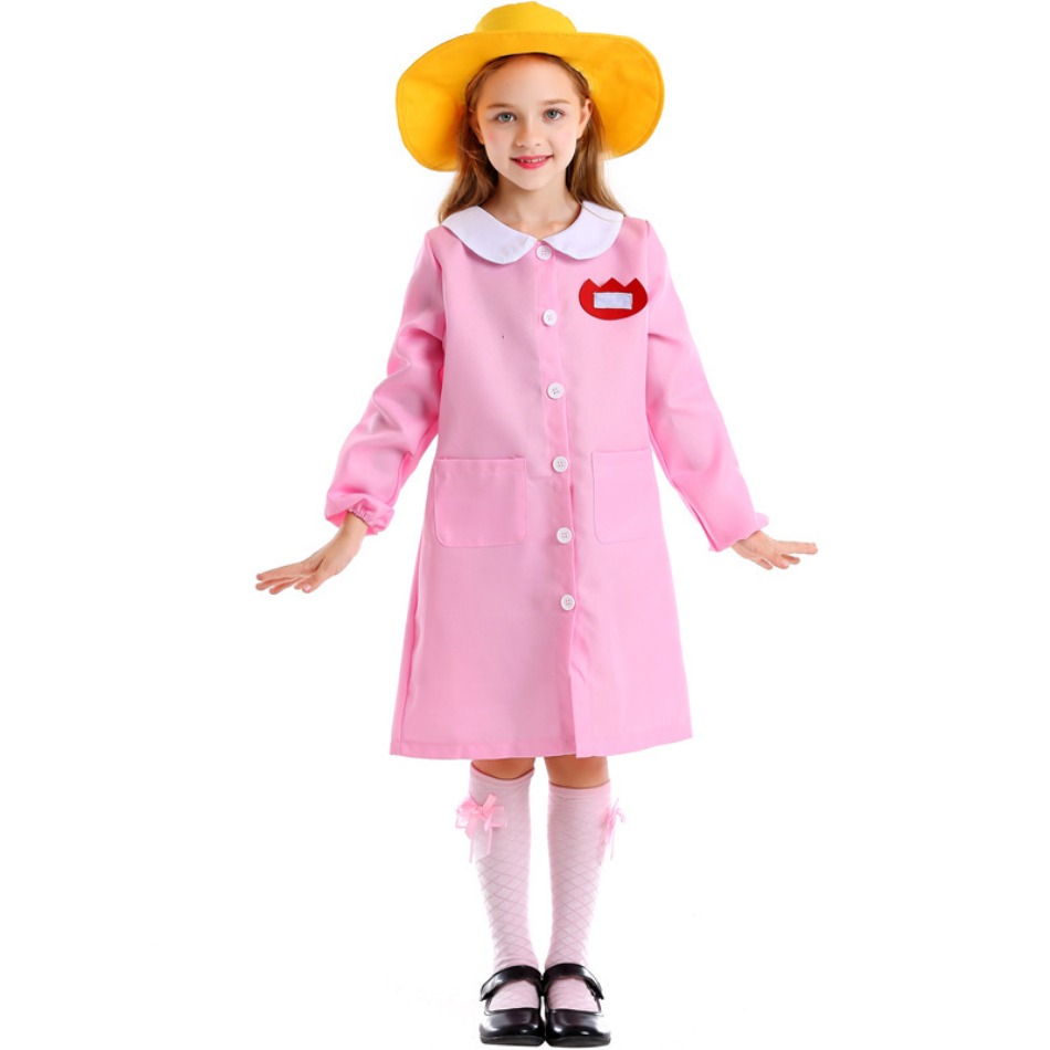 Kostum Merah Muda Perawat Hall - Baby Nursery Nurse ulasan dan harga