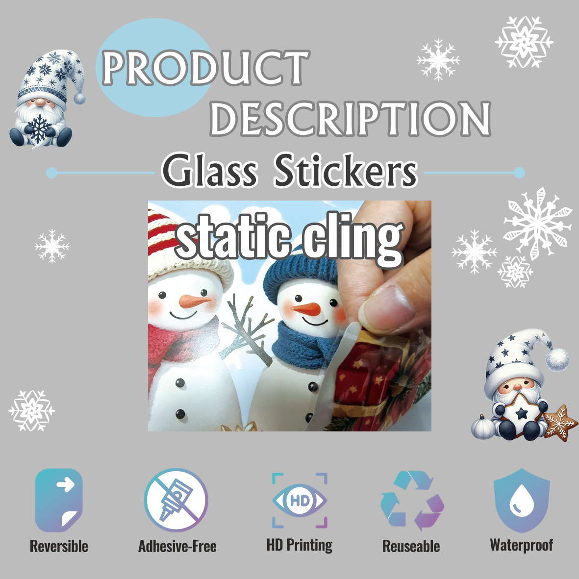 ​ Stiker Jendela Natal Manusia - Wall Decal Nursery ulasan dan harga