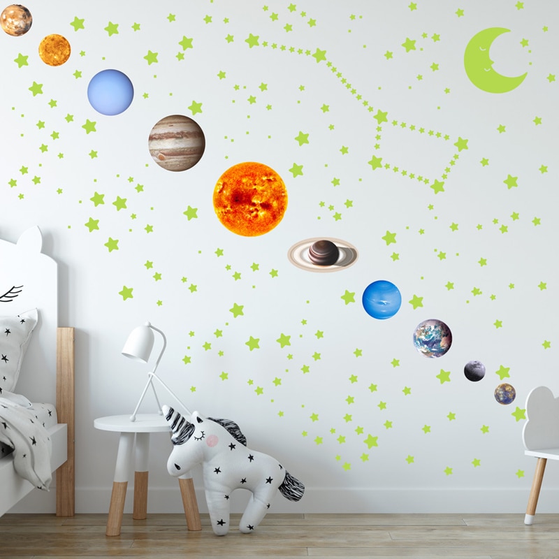 525PCS Stiker Dinding Sembilan - Wall Decal Nursery ulasan dan harga