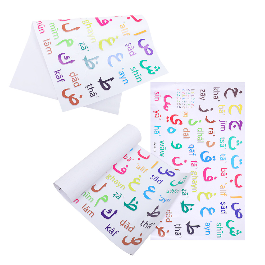 3Pcs Stiker Dinding Alfabet Mu - Wall Decal Nursery ulasan dan harga