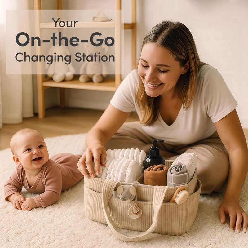 Organizer Popok Bayi untuk Mej - Baby Nursery Essentials ulasan dan harga