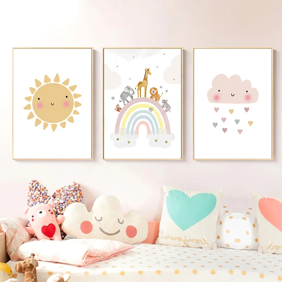 Jerapah Gajah Balon Udara Mata - Baby Nursery Pictures ulasan dan harga