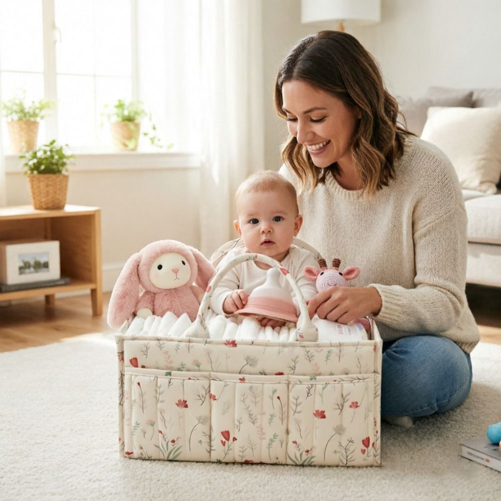 Keranjang Penyimpanan Popok Ba - Baby Nursery Essentials ulasan dan harga
