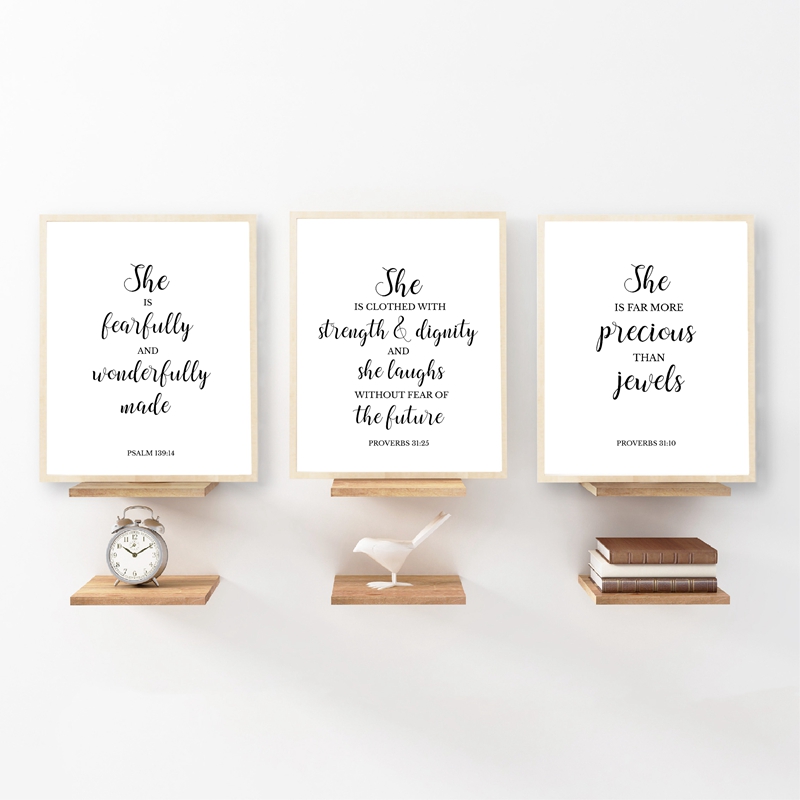 Ayat-ayat Alkitab Kutipan Kris - Baby Nursery Quotes Wall Art ulasan dan harga