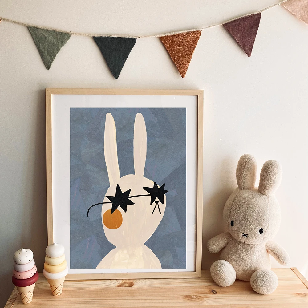 1 Buah Lukisan Kanvas Seni Din - Baby Nursery Quotes Wall Art ulasan dan harga