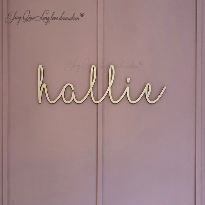 Tanda Kayu Dekoratif Kustom -  - Baby Nursery Name Letters ulasan dan harga