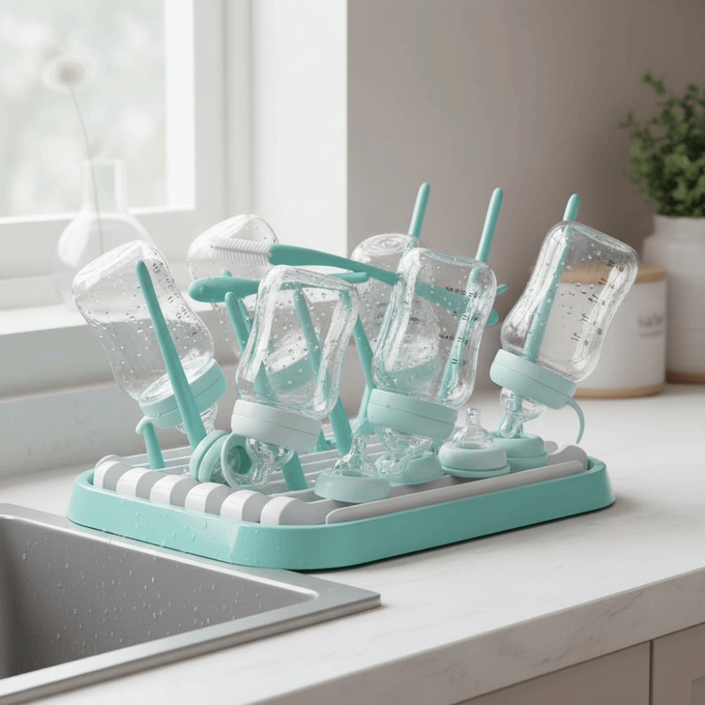 Rak Pengering Botol Bayi Dapat - Baby Nursery Essentials ulasan dan harga
