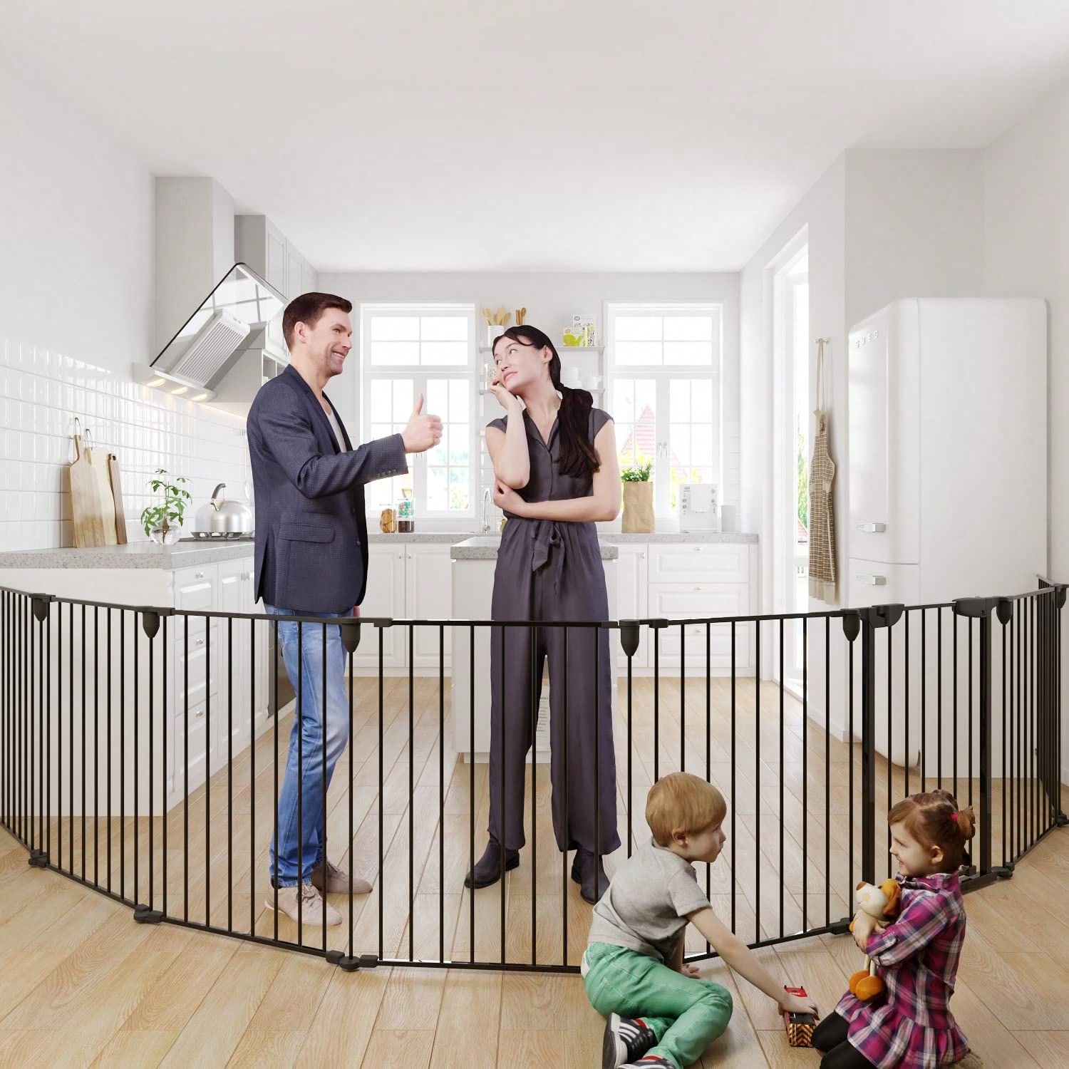 Gerbang Bayi Hitam Ekstra Leba - Baby Gate Extra Wide ulasan dan harga