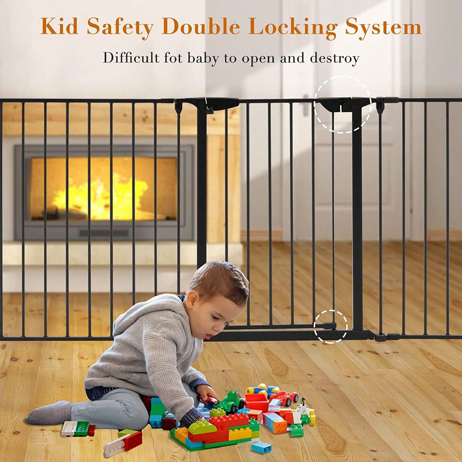 Gerbang Bayi Hitam Ekstra Leba - Baby Gate Extra Wide ulasan dan harga