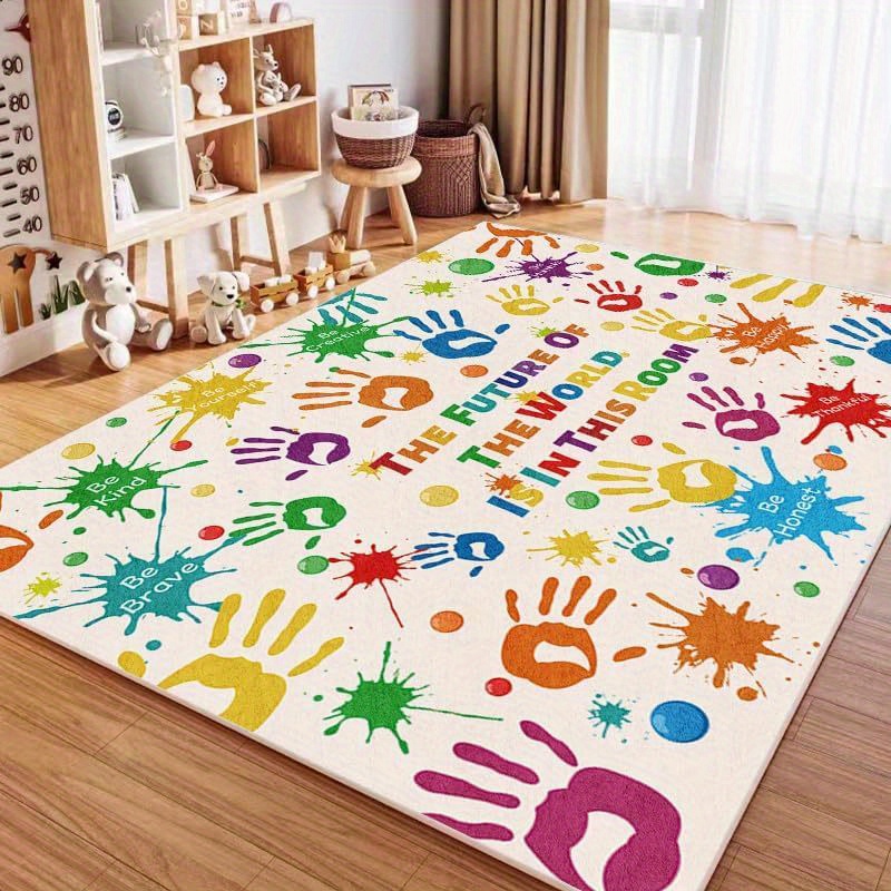 Karpet Lantai Anak Motif Cetak - Soft Rug Nursery ulasan dan harga