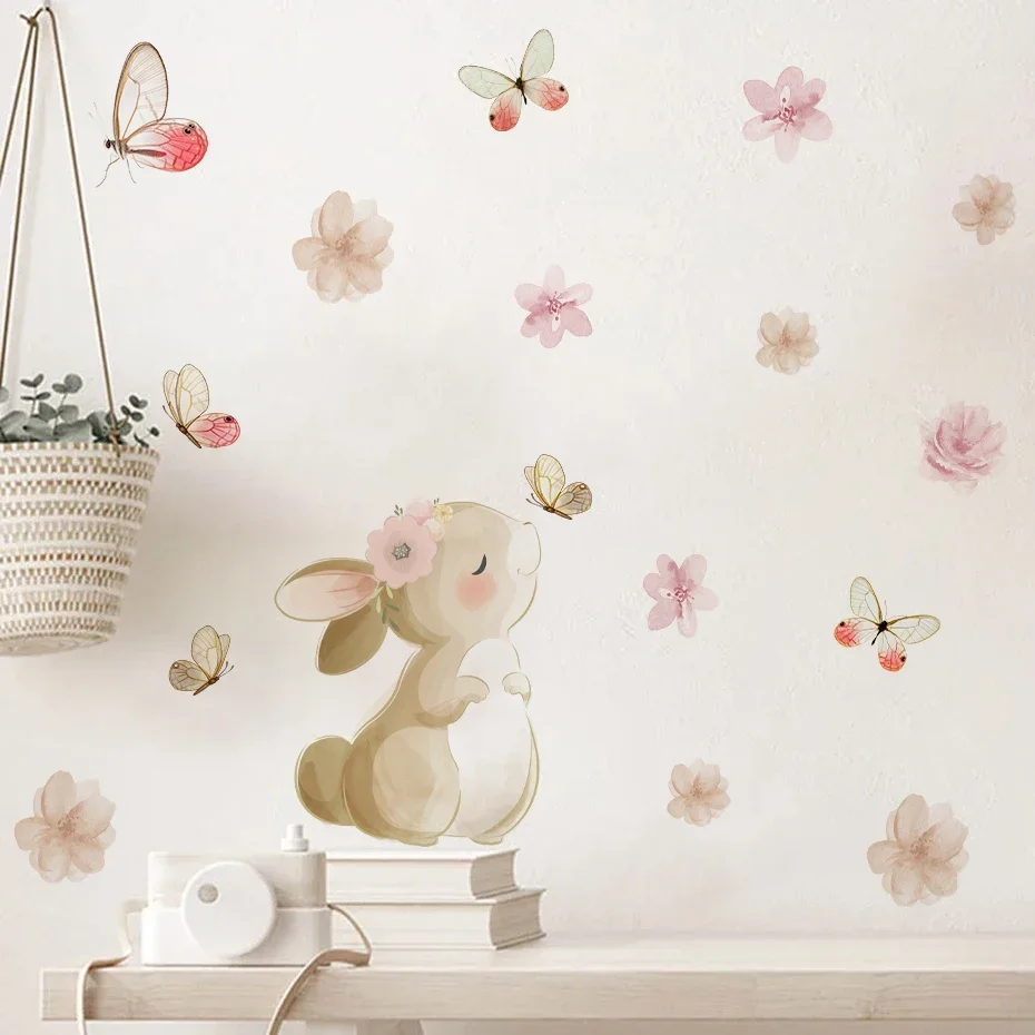 Stiker Dinding Motif Bunga Kel - Wall Decal Nursery ulasan dan harga