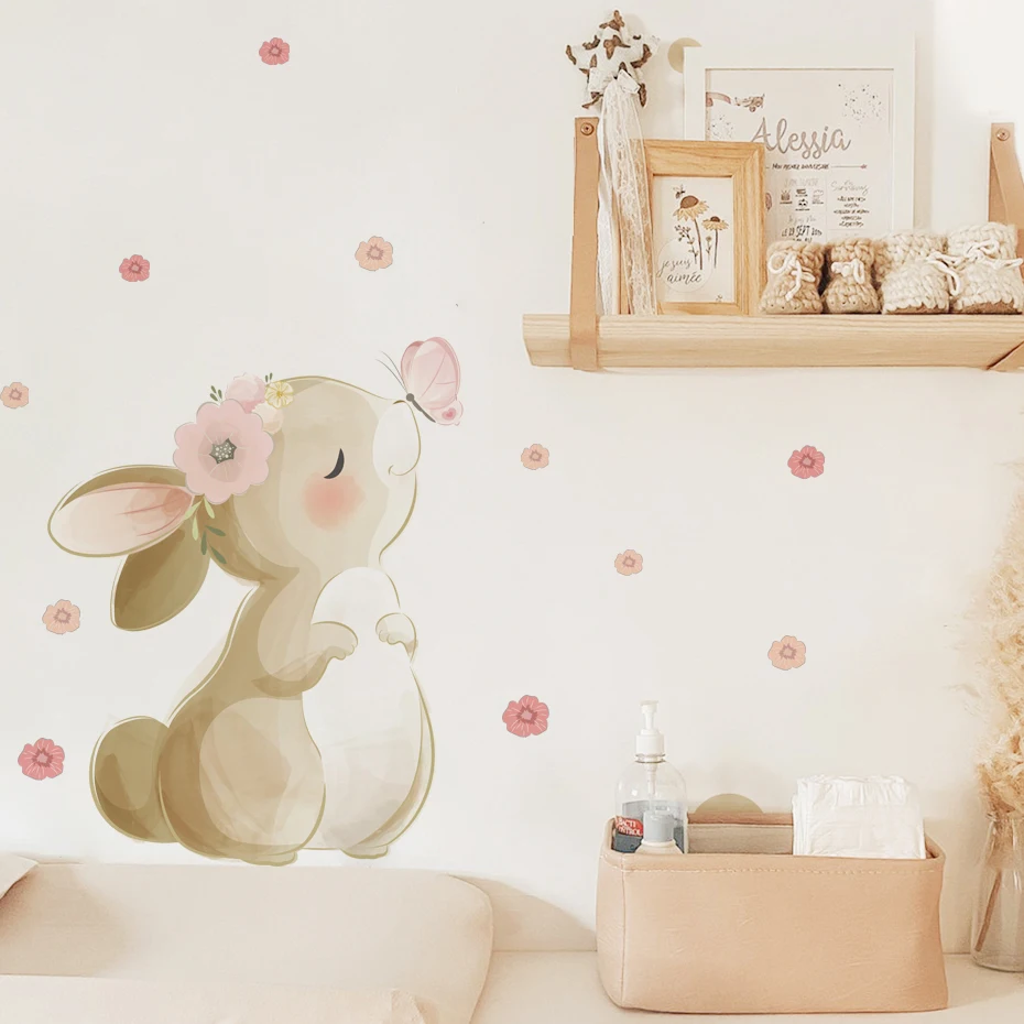 Stiker Dinding Motif Bunga Kel - Wall Decal Nursery ulasan dan harga