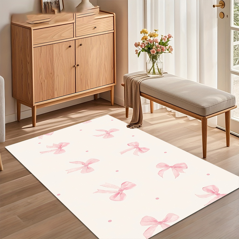 Karpet Area Berpita Warna Pink - Soft Rug Nursery ulasan dan harga