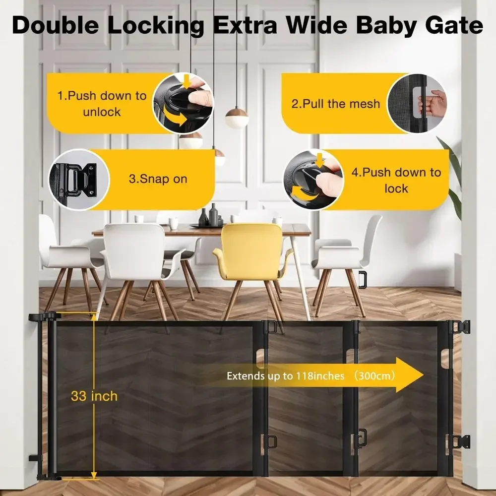 Pagar Bayi Retractable Ekstra  - Baby Gate Extra Wide ulasan dan harga