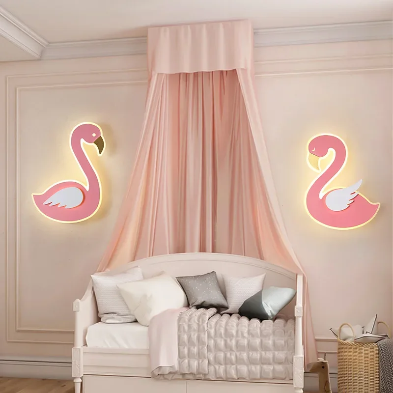 Lampu Dinding LED Flamingo, La - Baby Nursery Light Fixture ulasan dan harga