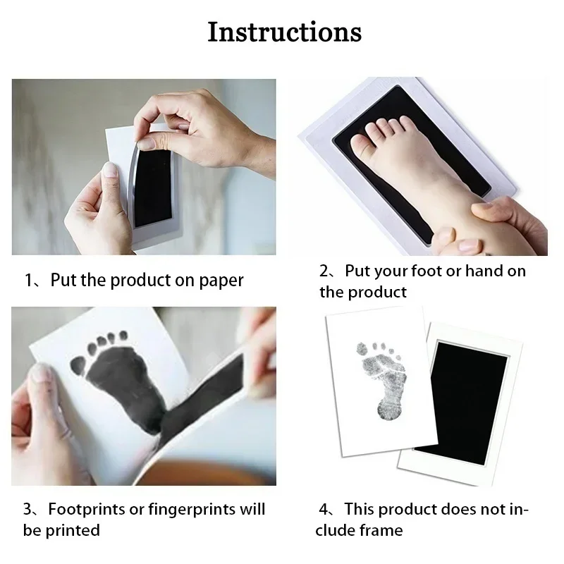 Kit bantalan tinta bayi baru l - Footprint Ink Kit ulasan dan harga