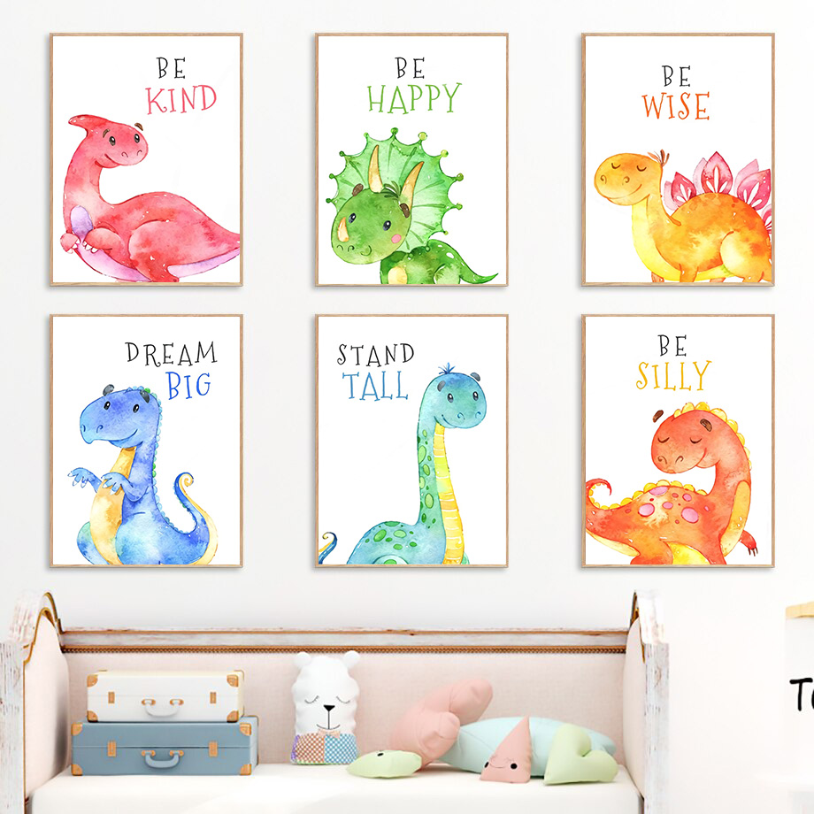 Lukisan Kanvas Seni Dinding Ku - Baby Nursery Quotes Wall Art ulasan dan harga