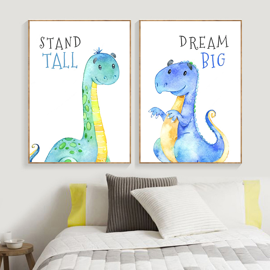 Lukisan Kanvas Seni Dinding Ku - Baby Nursery Quotes Wall Art ulasan dan harga