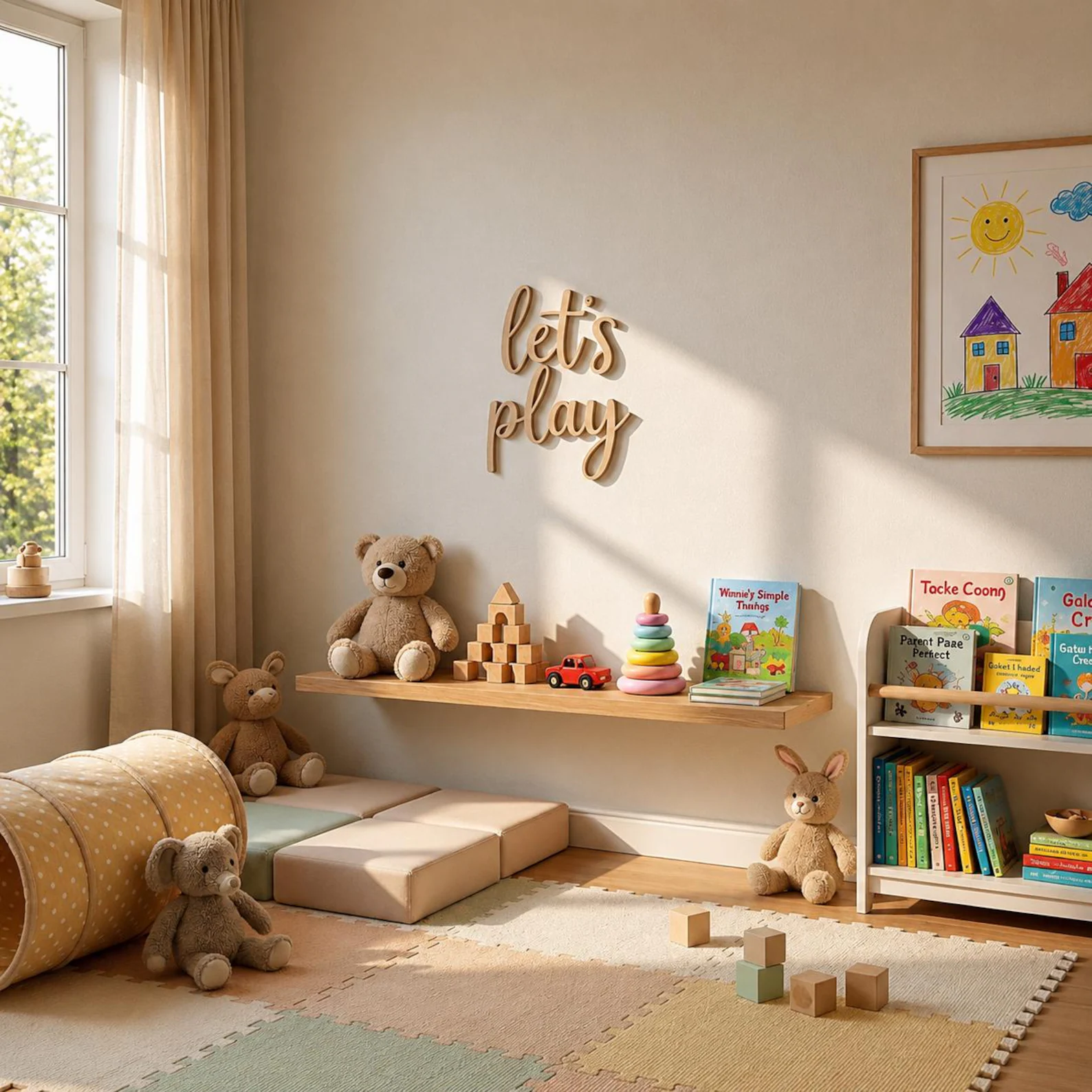 Ayo Bermain dengan Papan Dindi - Baby Nursery Pictures ulasan dan harga