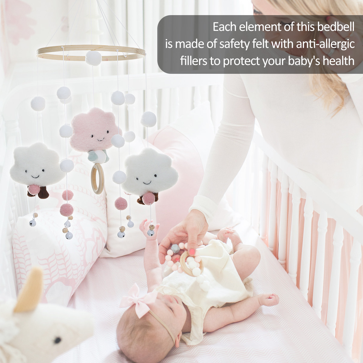 Lonceng angin seluler, mainan  - Baby Nursery Mobile ulasan dan harga
