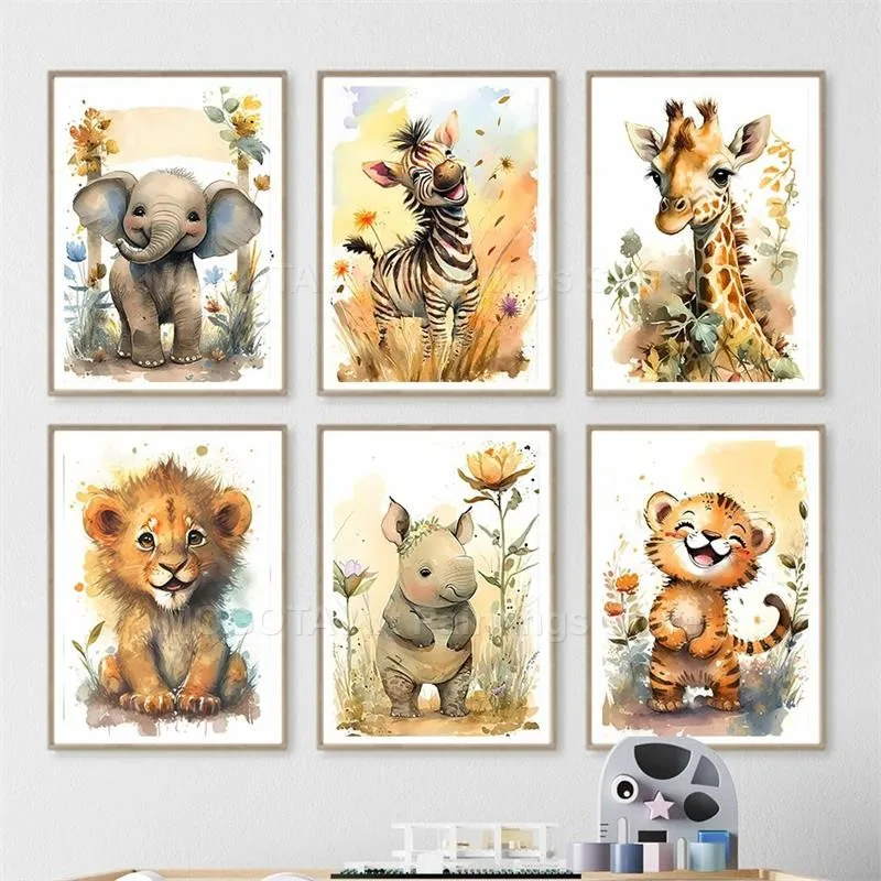 Cat Air Singa Jerapah Harimau  - Animals Baby Nursery ulasan dan harga
