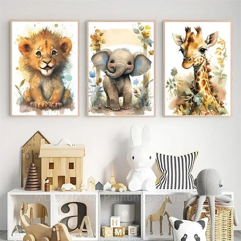 Cat Air Singa Jerapah Harimau  - Animals Baby Nursery ulasan dan harga