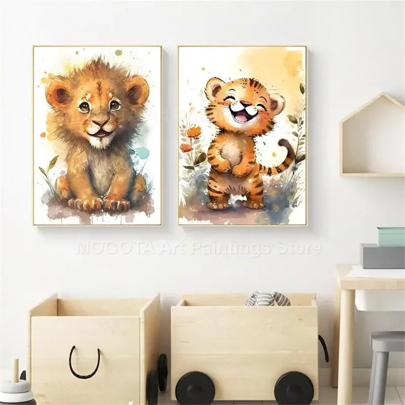 Cat Air Singa Jerapah Harimau  - Animals Baby Nursery ulasan dan harga