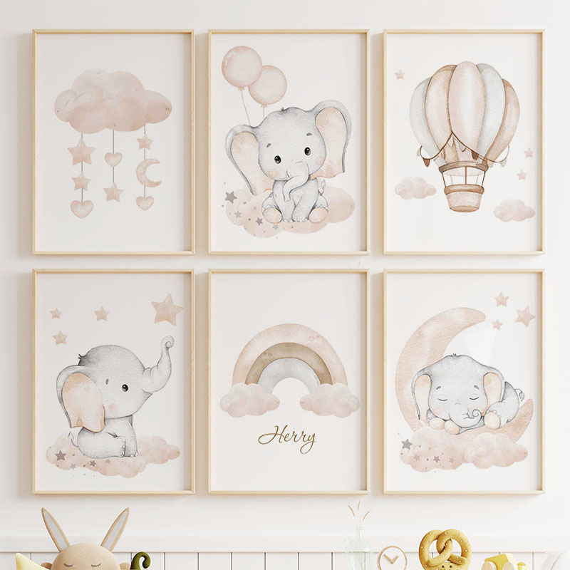 Balon gajah lucu balon panas b - Animals Baby Nursery ulasan dan harga