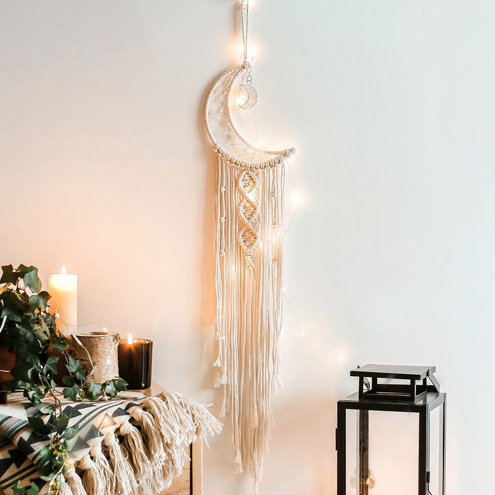 Macrame Dream Catcher Boho dek - Baby Nursery Things ulasan dan harga
