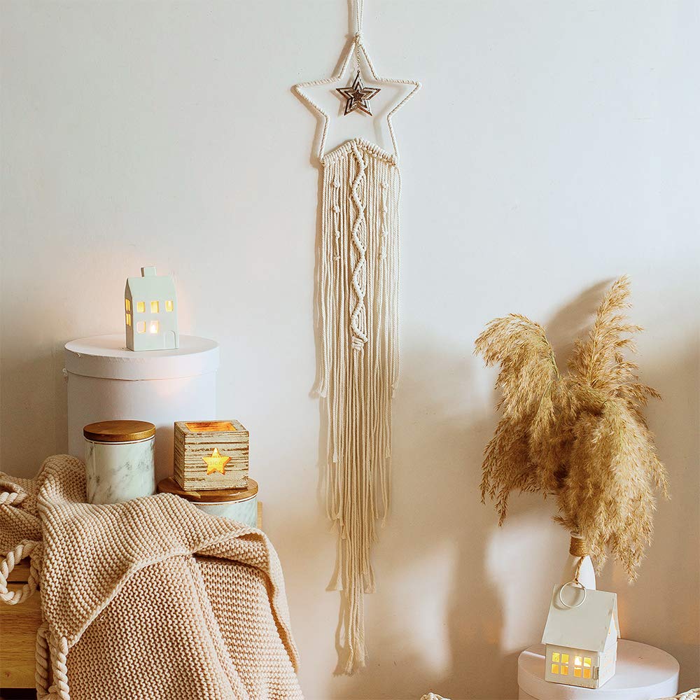 Macrame Dream Catcher Boho dek - Baby Nursery Things ulasan dan harga