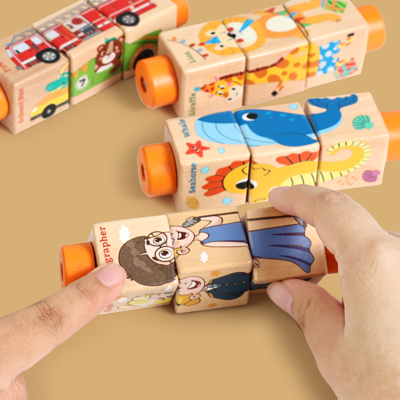 Mainan Puzzle Kayu Berputar un - Baby Nursery Mobile ulasan dan harga