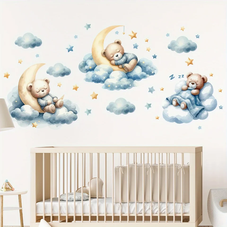 1 buah stiker dinding ilustras - Wall Decal Nursery ulasan dan harga