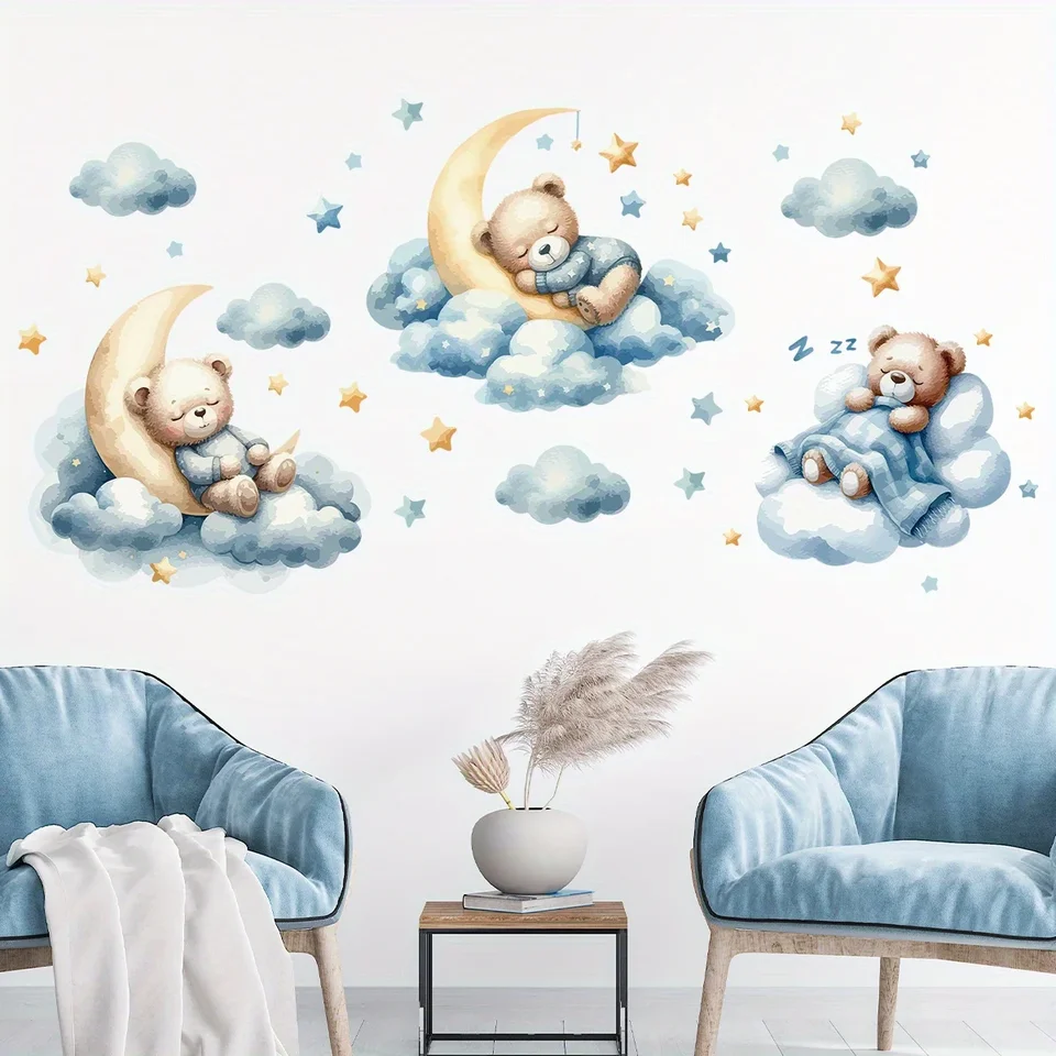 1 buah stiker dinding ilustras - Wall Decal Nursery ulasan dan harga
