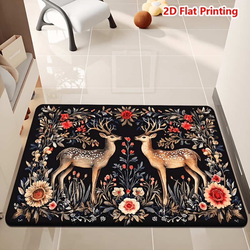 Keset Hewan Safari Gajah Jerap - Baby Nursery Jungle Rug ulasan dan harga