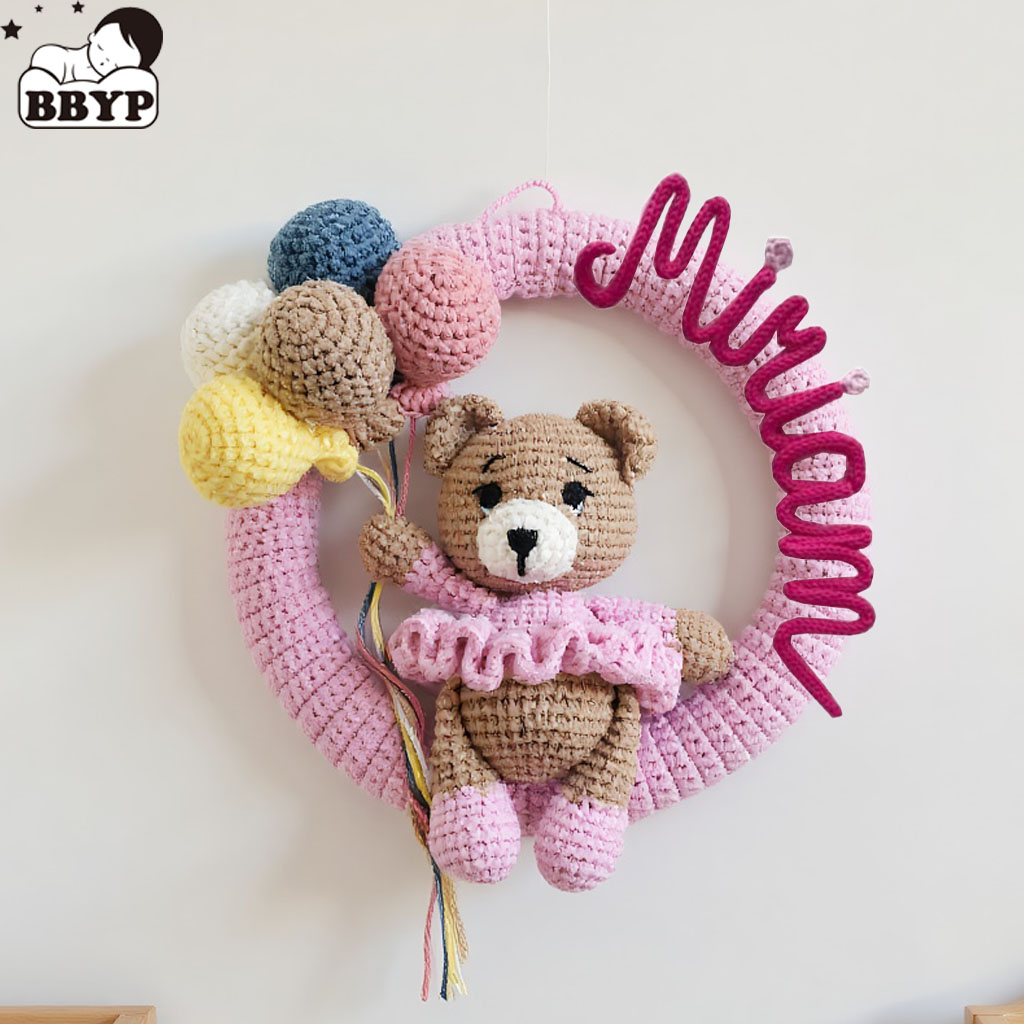 Karangan Bunga Nama Rajutan Pr - Baby Nursery Things ulasan dan harga